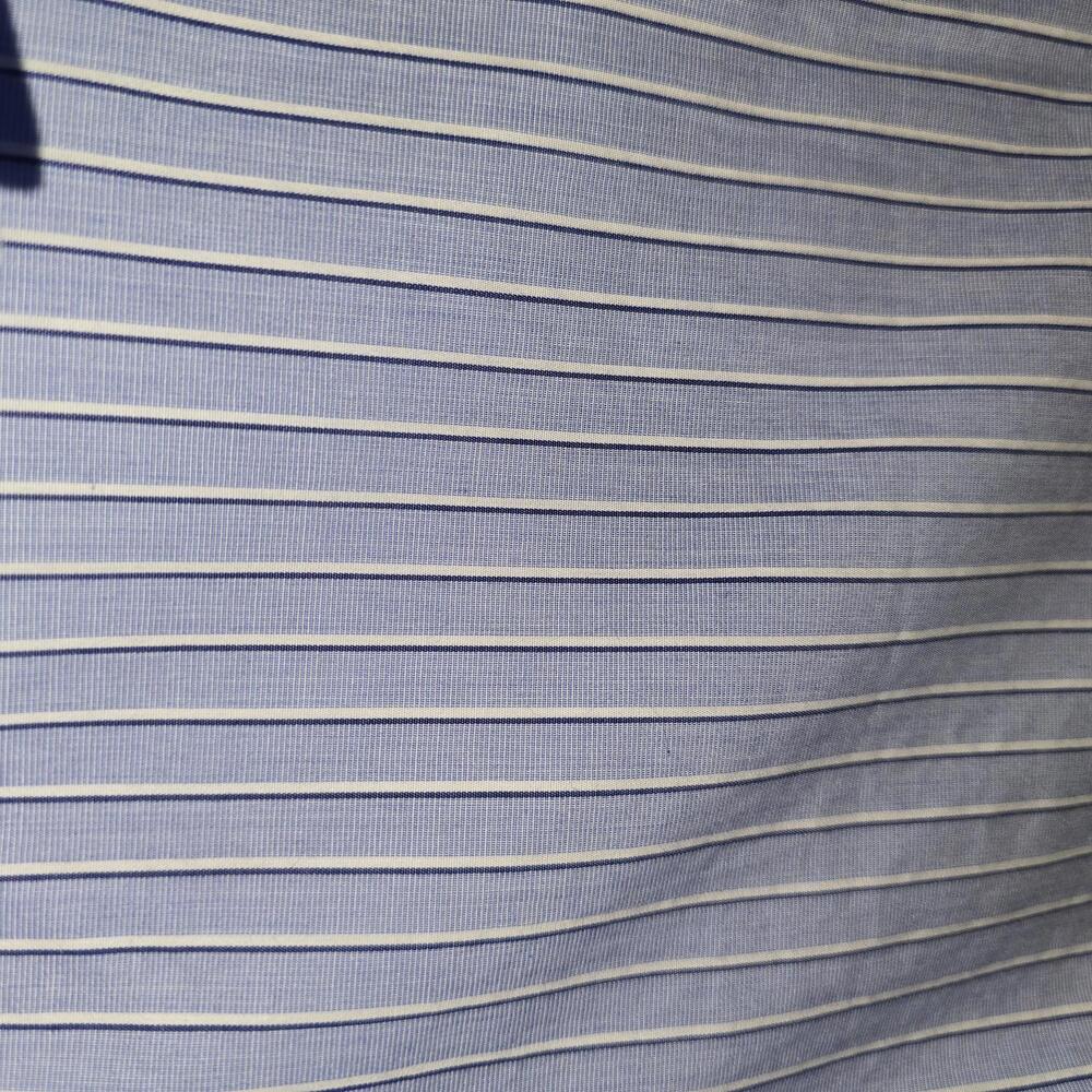 UNIQLO Blue and White Pinstripe Long Sleeve Dress Shirt